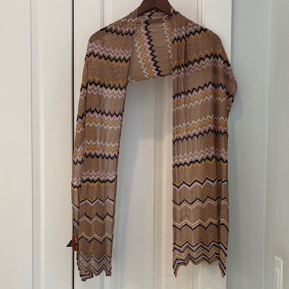 Missoni chevron pattern scarf.